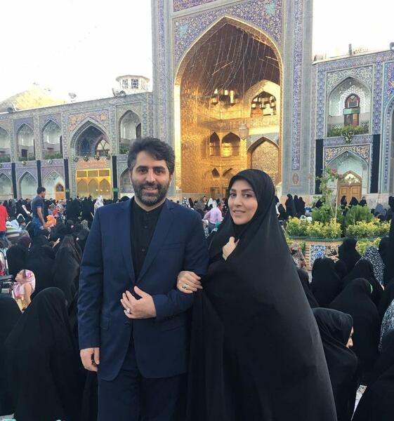 ژست عکس دونفره در حرم