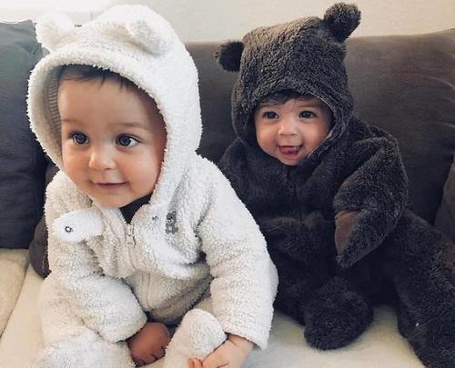 عکس نی نی ناز دوقلو