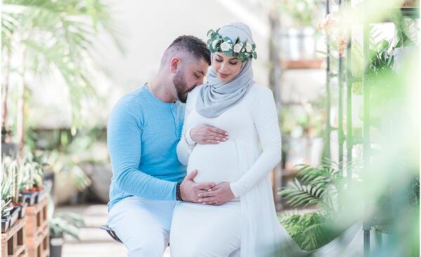 ژست عکس بارداری