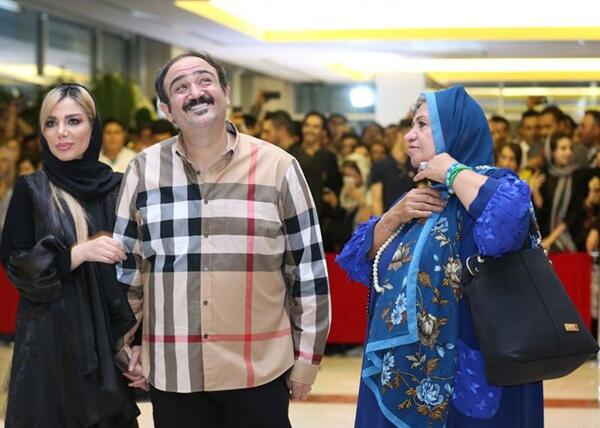 عکس همسر غفوریان در جشن حافظ
