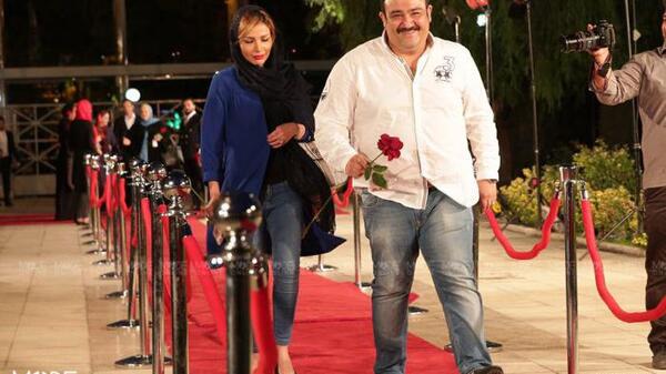 عکس همسر غفوریان در جشن حافظ