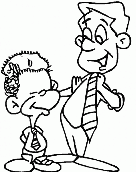 عکس نقاشی روز پدر آسان