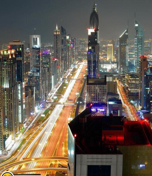 عکس خیابان دبی