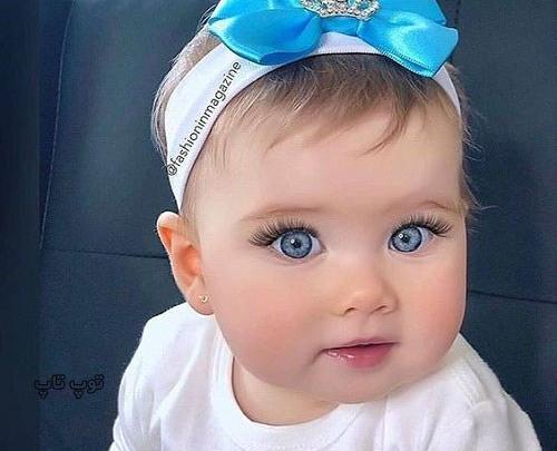 عکس نی نی چشم سبز