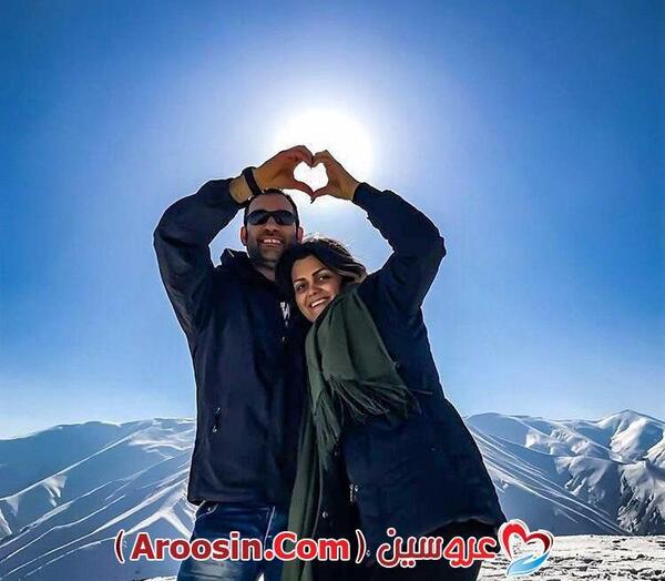 ژست عکس دونفره با حجاب