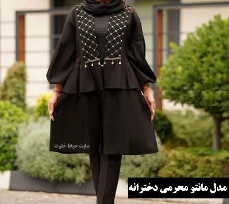 عکس مانتو مشکی جدید