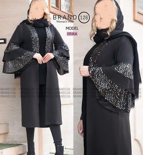 عکس مانتو مشکی جدید