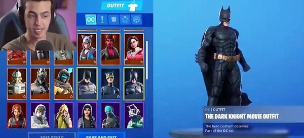 عکس بتمن در فورتنایت