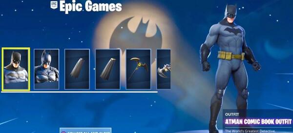 عکس بتمن در فورتنایت