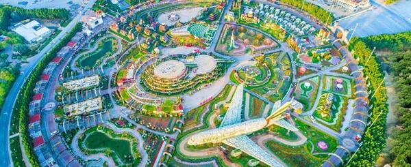 عکس باغ گل دبی