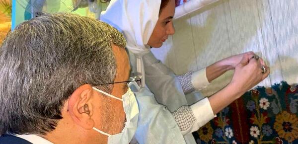 عکس دبی احمدی نژاد
