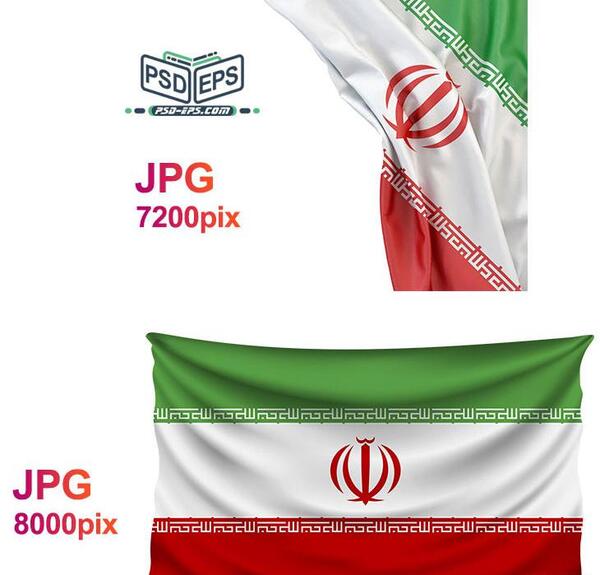 عکس پرچم ایران برای تبلیغات انتخابات