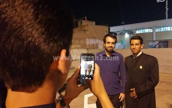 عکس خادم حرم حضرت معصومه