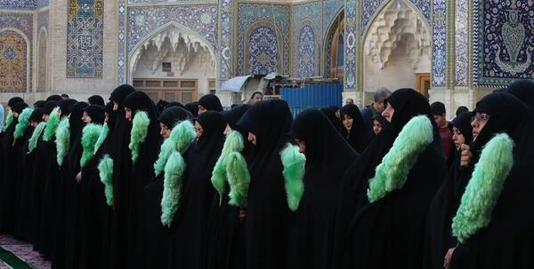 عکس خادم حرم حضرت معصومه
