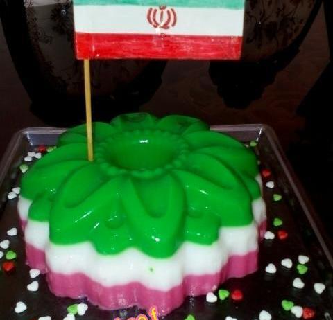 عکس سالاد طرح پرچم ایران