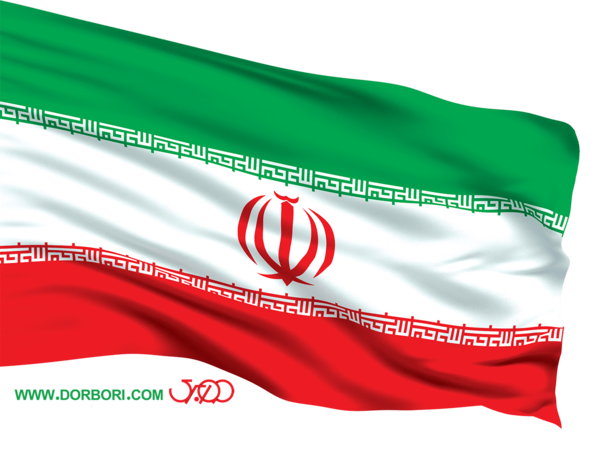 عکس پرچم ایران لایه باز