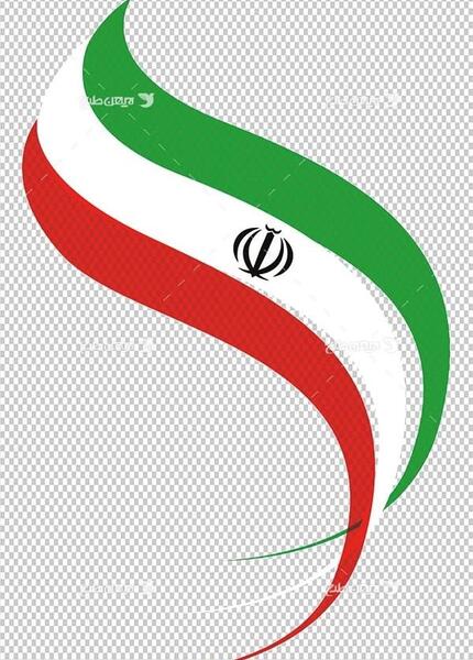 عکس پرچم ایران لایه باز