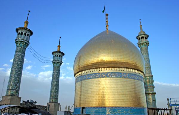 عکس گنبد حضرت معصومه