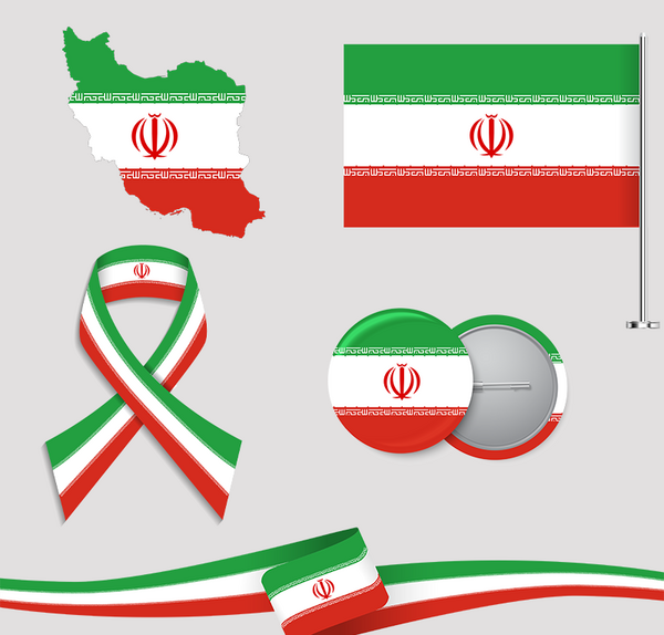 عکس پرچم ایران روی صورت