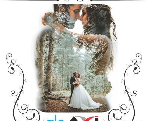 ژست عکس عروس و داماد در طبیعت