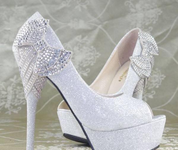عکس کفش پاشنه بلند برای عروسی