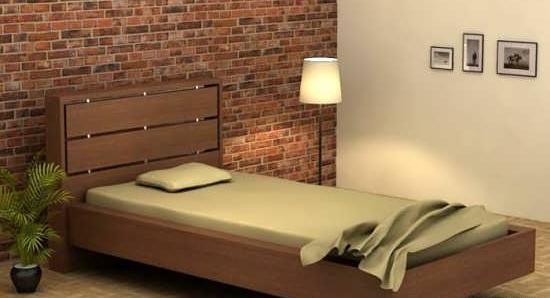 عکس تخت خواب چوبی