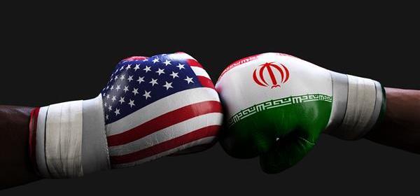 عکس پرچم آمریکا و ایران
