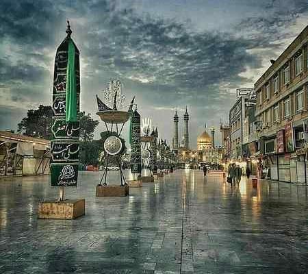 عکس حرم حضرت معصومه کیفیت بالا