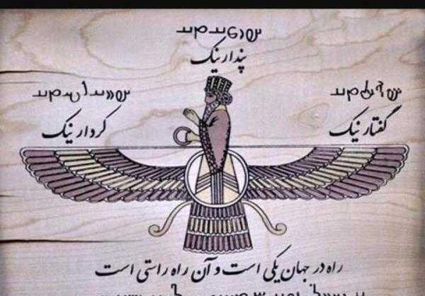 عکس پرچم ایران فروهر