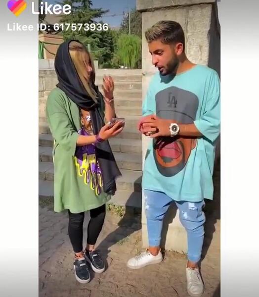 عکس دیانا با متین