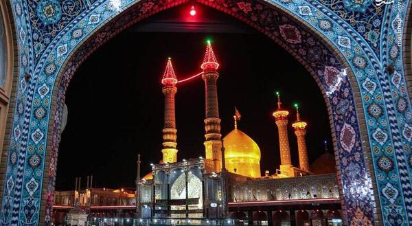 عکس حرم حضرت معصومه در محرم