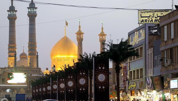 عکس حرم حضرت معصومه در محرم