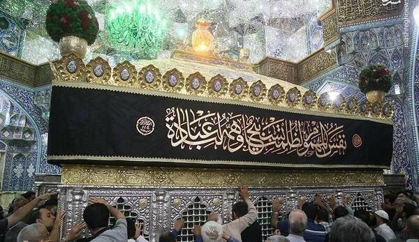 عکس حرم حضرت معصومه در محرم