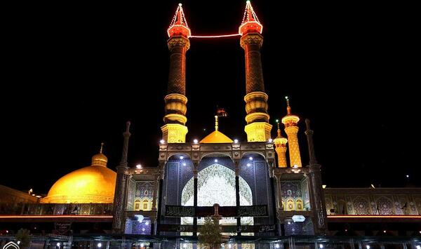عکس حرم حضرت معصومه در محرم