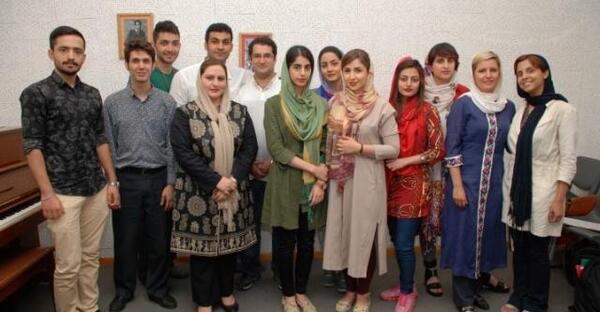عکس کلاس خوانندگی
