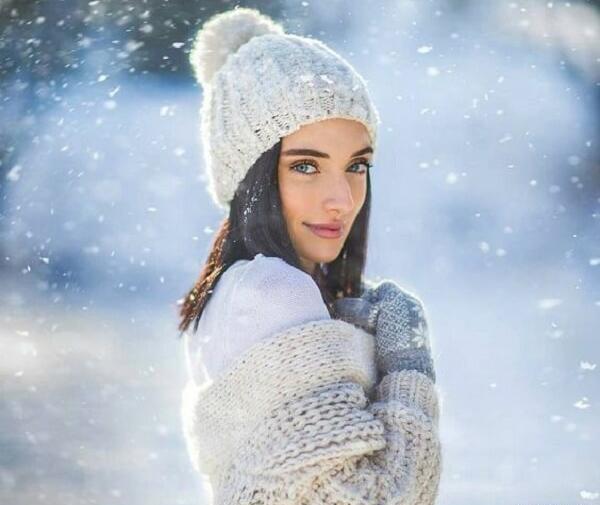 عکس ژست عکاسی تولد در زمستان