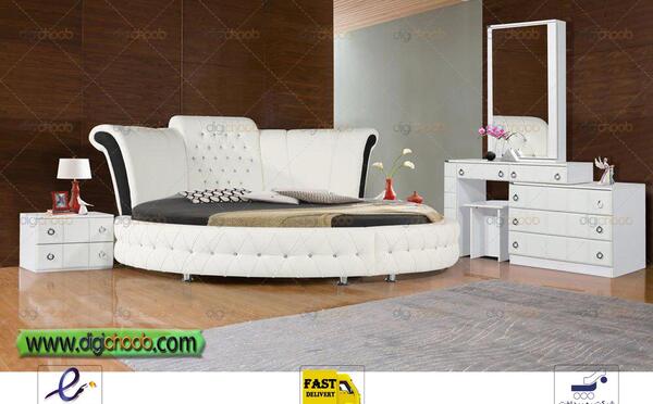 عکس تخت خواب گرد