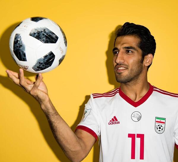 ژست عکس فوتبالی