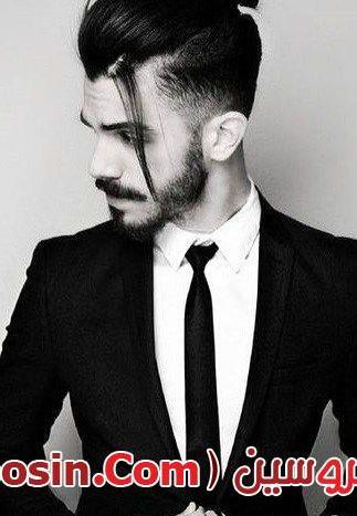 ژست عکس پسرانه با موی بلند