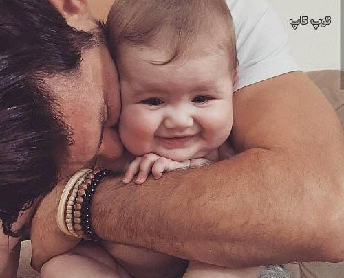 عکس نی نی و بابا