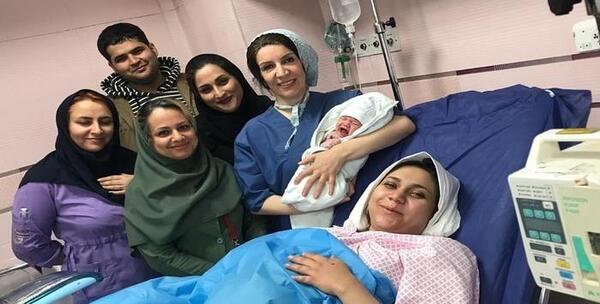 عکس کیک زایمان طبیعی