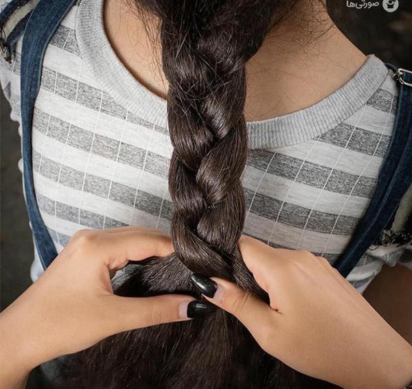 عکس ژست مو