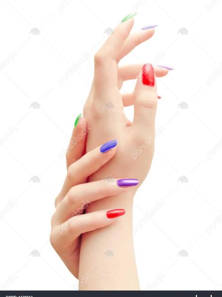 عکس ژست ناخن