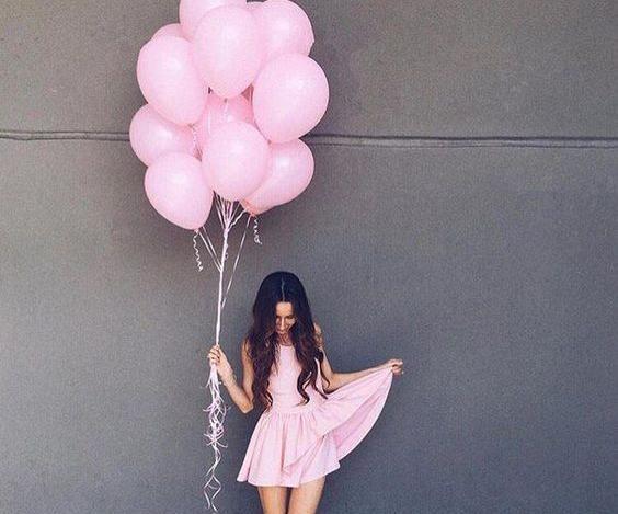 عکس ژست با بادکنک