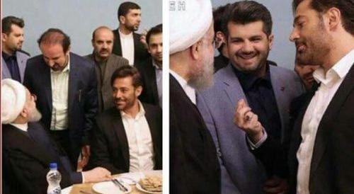 عکس ژست روحانی