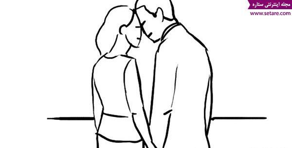 ژست عکس نیمرخ دونفره