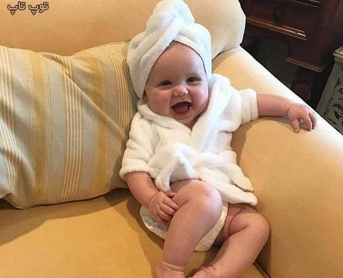 عکس نی نی پسر تازه به دنیا اومده