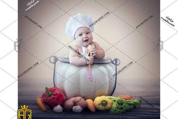 عکس نی نی آشپز