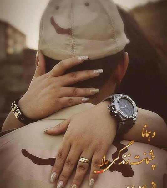 ژست عکس دونفره با لباس سربازی