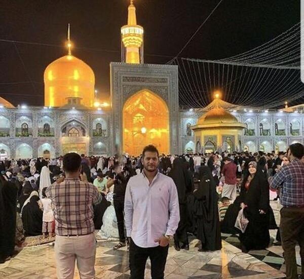 ژست عکس زیارتی